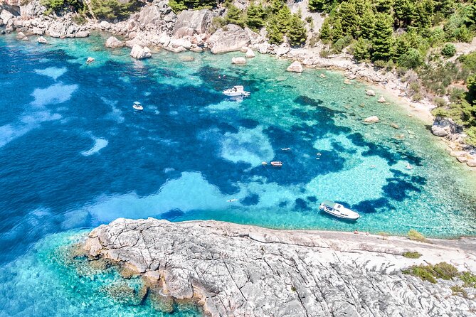 HVAR & PAKLENI Islands PRIVATE tour - Dubovica Beach swim stop: where snorkeling gear earns its keep