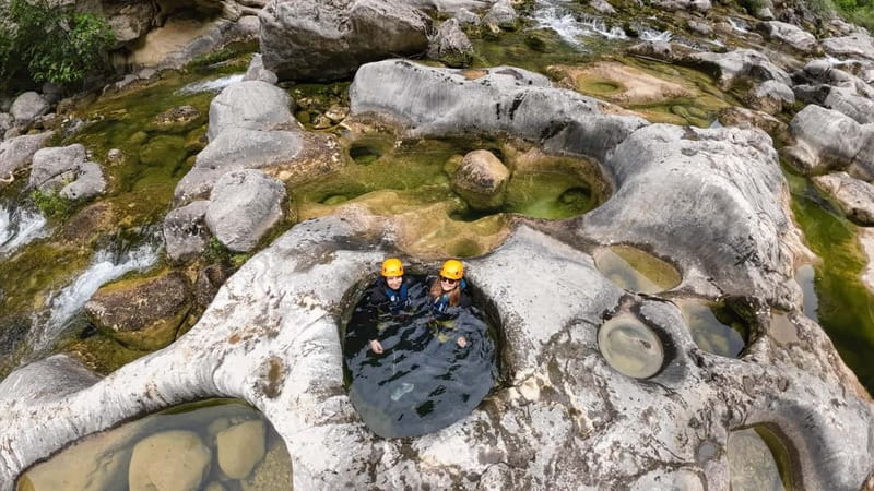 Iz Omisa: Extremni Canyoning na rijeci Cetini/ Free photos - The Cetina Canyon Experience: Swim, Hike, Slide, and Go Through Tunnels