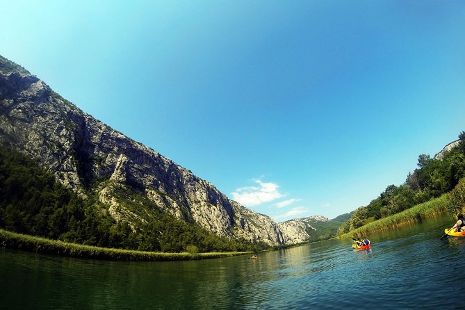 Kayaking and Snorkeling in Omiš - Kayaking on the Cetina canyon: calm water, steady views, and your own pace