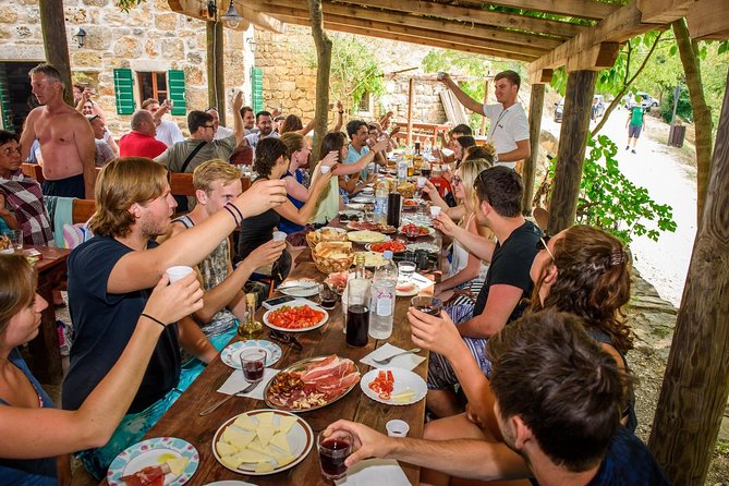 Krka Waterfalls and wine tasting Tour from Split or Trogir - Lunch at a Dalmatian konoba and the wine tasting stop