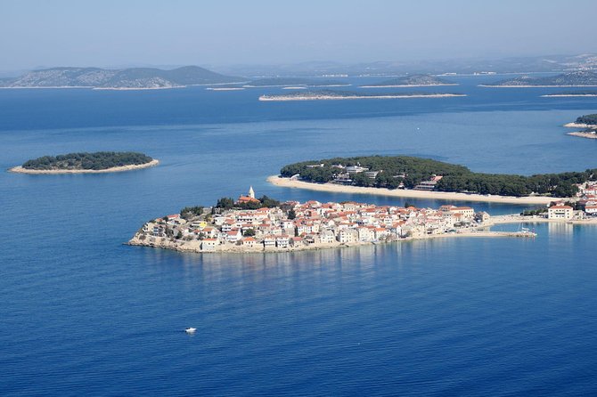 Krka waterfalls luxury tour for singles or couples - Primošten and Plaza Velika Raduca: the long beach break