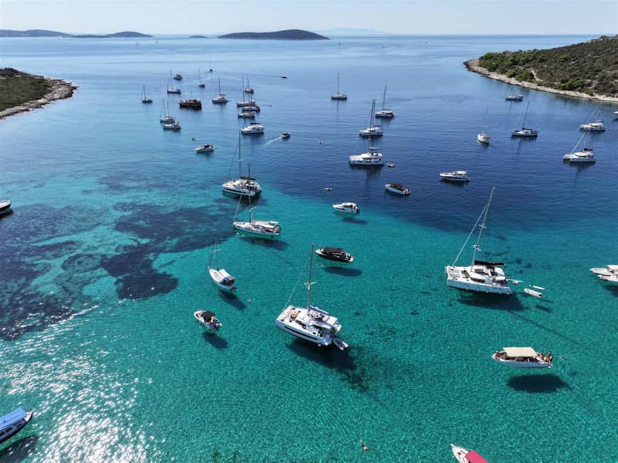 Krknjaši Blue Lagoon 3-Island Tour - Coast views between Čiovo and Trogir: bridges and viewpoints you can actually see