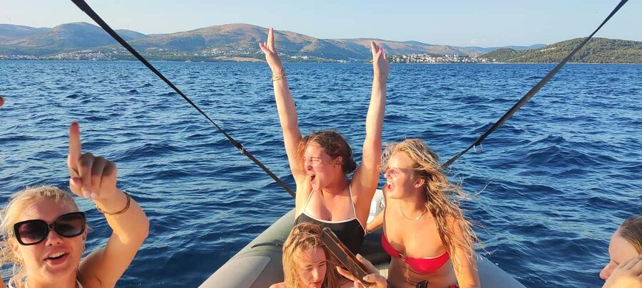 Krknjaši Blue Lagoon 3-Island Tour - Trogir for about one hour: use the time for photos, walking, and shopping