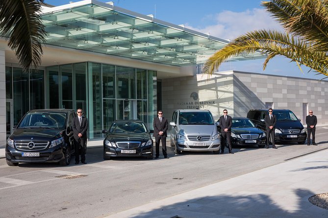 Luxury private transfer: Split airport to Split - What happens after pickup: luggage help and a short “welcome” drive