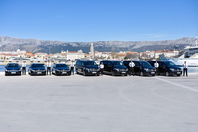 Luxury private transfer: Split Town to Split airport - Pickup in Split Town: Right Address, Right Spot