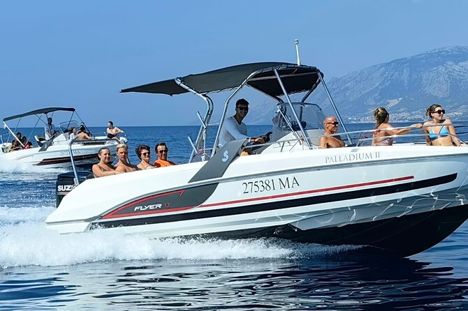 Makarska: 3 Island Speedboat Tour with Little Blue Cave & Lagoon - Little Blue Cave: Snorkeling Time and What to Expect with Waves