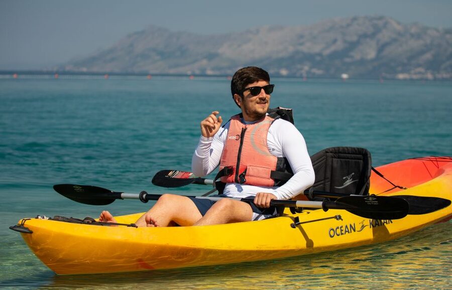 Makarska: Guided Sea Kayaking Tour with Snorkeling Stop - Cliff jumping or sunset watching: choose your version of fun