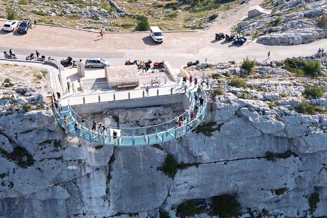 Makarska: Skywalk Tour with a Tuk Tuk - Skip the line ticket - Stop two at Biokovo Skywalk: glass over the sea at 1,228m
