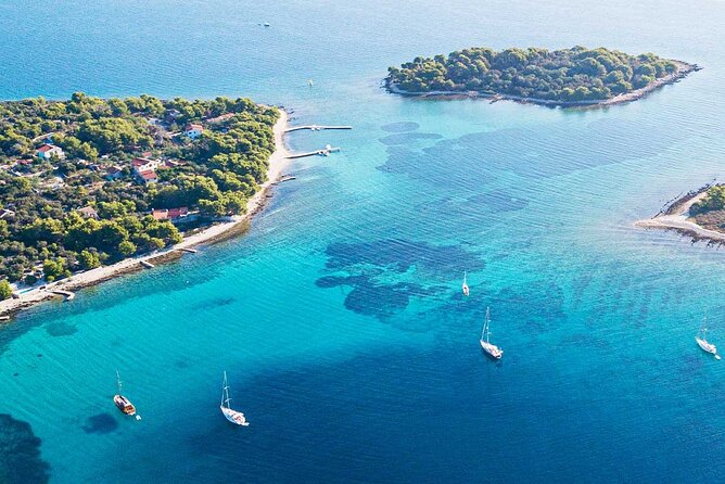 Mesmerable Blue Lagoon & Island Hopping - Private Adriatic Escape - Krknjasi Bay Blue Lagoon: Calm, Clear Water Made for Snorkeling
