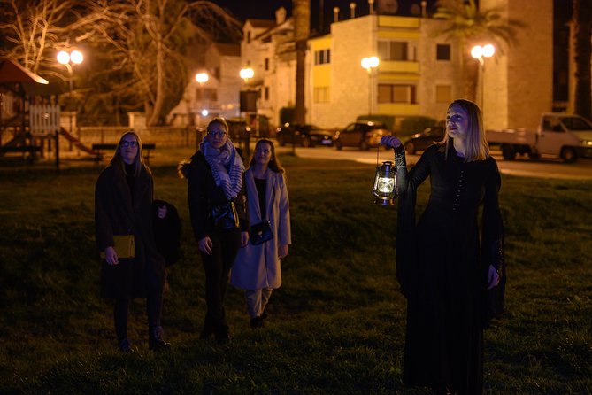 Nocturnal Tours Trogir & Split - Myths and Legends of Old Trogir Tour - Central Square and the plague story of Marin Kjudis