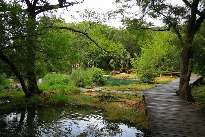 NP Krka waterfalls & Wine tasting - Private day tour from Split - Old mills turned museums: culture in the middle of the waterfalls