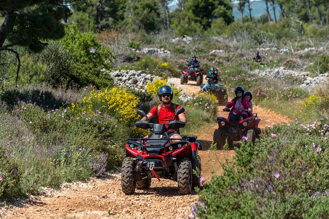 Off road Quad Adventure Tour on Island Čiovo - The 14:00–17:00 swim tour: sea-side riding and a lonely beach