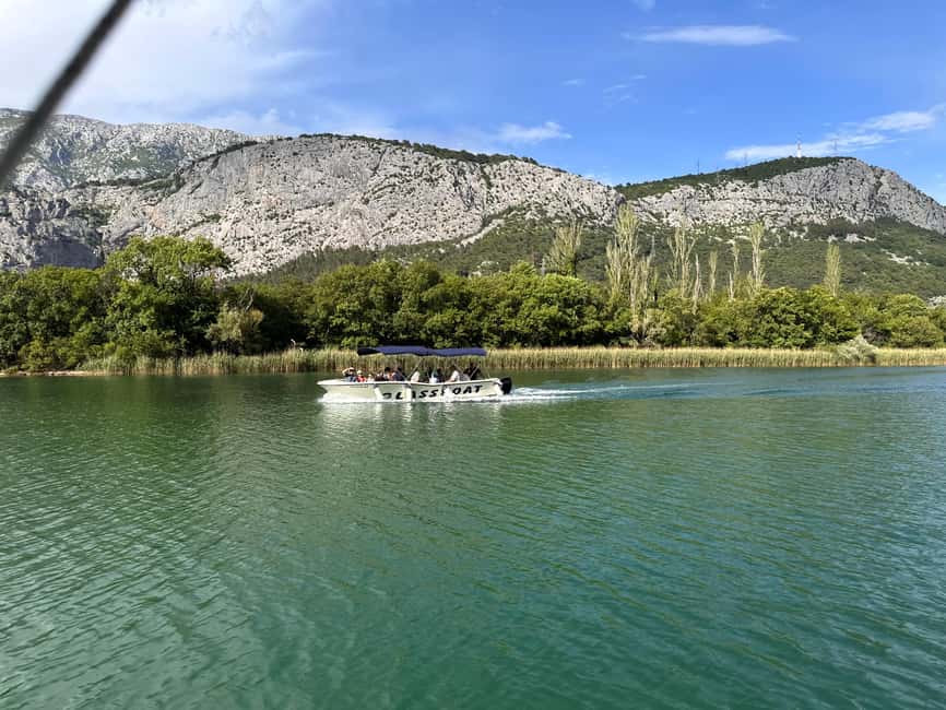 Omiš: Cetina River Canyon Glass Boat Tour to Radman Mills - On the Water: The Omiš Glass Boat Ride Through the Canyon