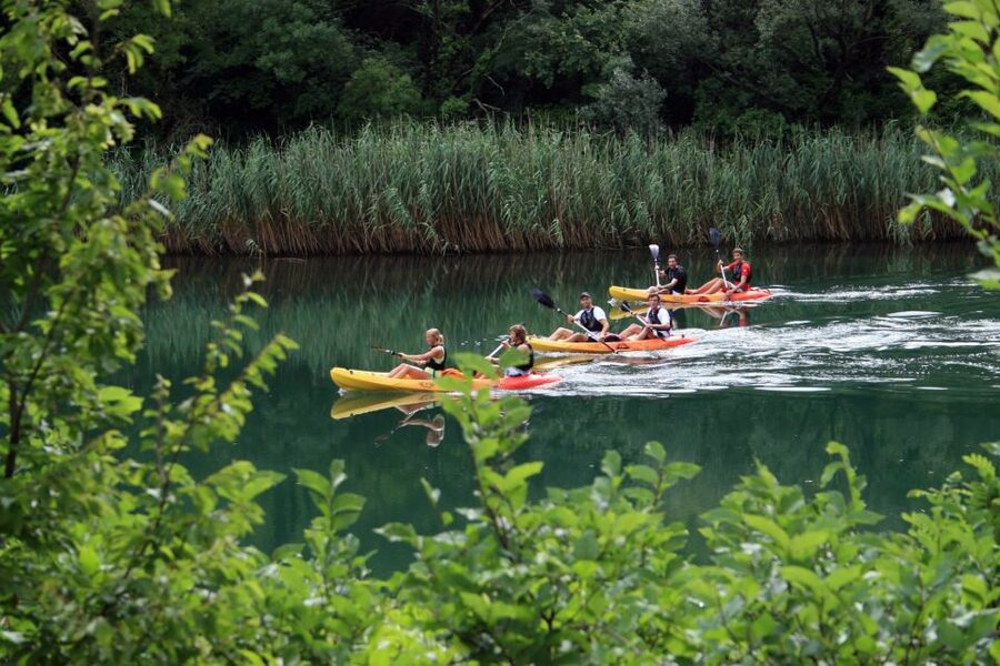Omiš: Kayaking and Snorkeling Tour - First 15 Minutes: Briefing, Demo, and Getting Comfortable Fast