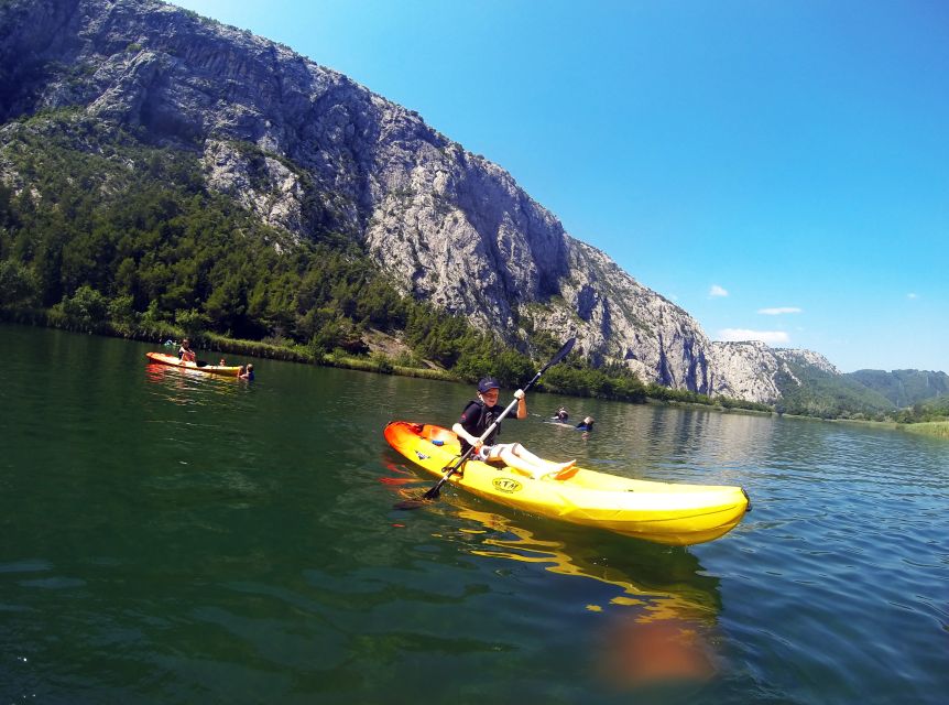 Omiš: Kayaking and Snorkeling Tour - The Mile-Long White-Sand Beach Finish: Slow Down and Dry Off