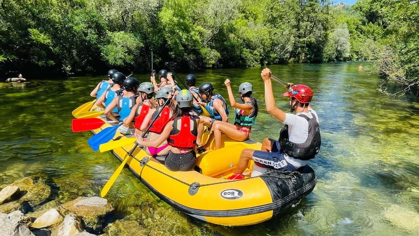 Omiš/Split: Cetina River Rafting Adventure & Cliff Jumping - The 45-Minute Van Ride from Split to the River Start