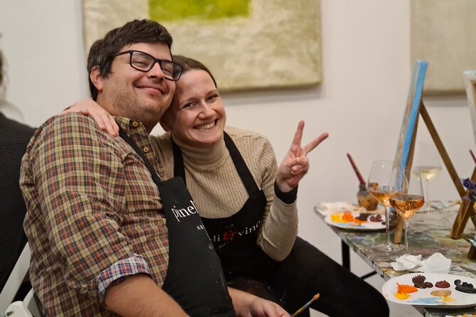 Painting party at Art Bottega - Paint & Wine Studio in Split - The biggest trade-off: you don’t pick your image