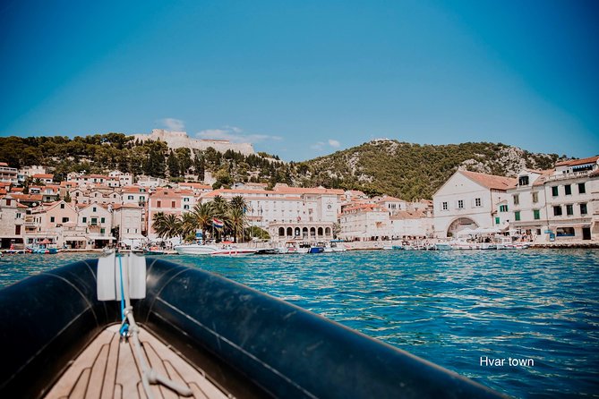 Private 3 islands Tour With Speed boat to Hvar and Pakleni islands from Trogir - Your 9-Hour Route: Milna, Hvar Town, and Pakleni Island Time