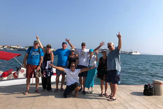 Private Blue Lagoon and island Solta speedboat tour - FULL DAY - Split’s waterfront views before you reach Trogir