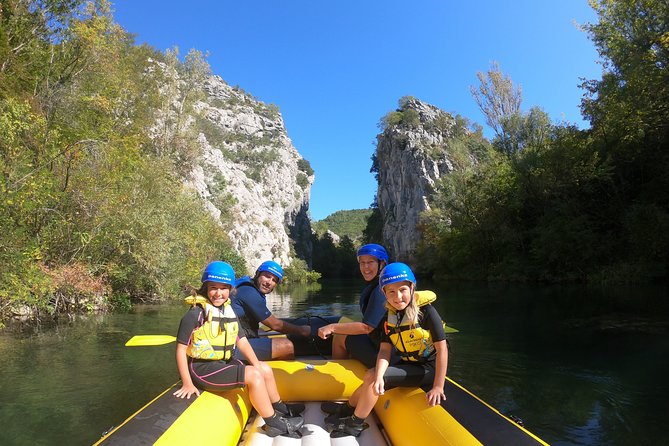 Private rafting on Cetina river with caving & cliff jumping,free photos & videos - Meeting in Omiš and getting to the river without stress