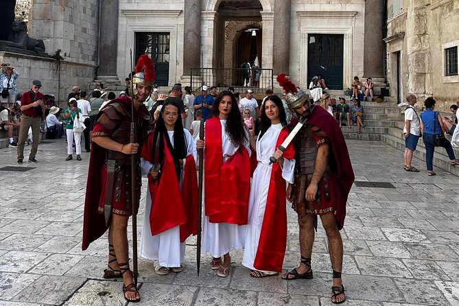 Private Split Tour; Walk like a true Roman Emperor & Empress - Stop 1: The Peristyle of Diocletian’s Palace (big scale, court atmosphere)