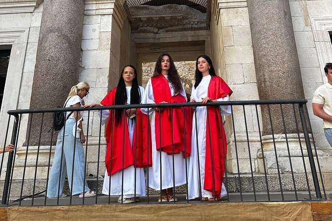 Private Split Tour; Walk like a true Roman Emperor & Empress - Stop 2: The Vestibulum of Diocletian’s Palace (round architecture, music, photos)