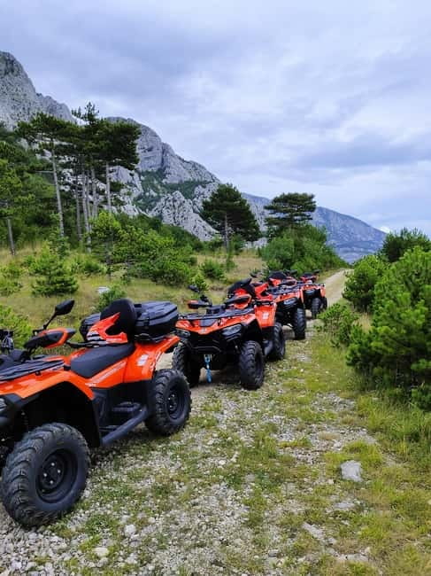 Quad Tour to Makarska Riviera offroad Adventure - Second quad ride and smooth drop-off back to your town