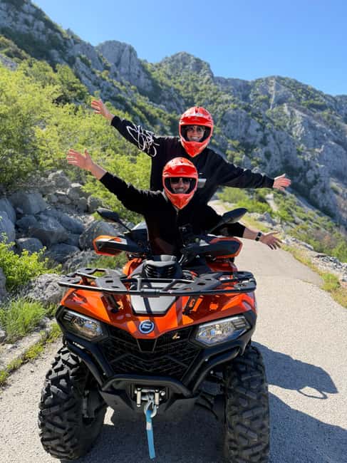 Quad Tour to Makarska Riviera offroad Adventure - Your ATV setup: 500cc power, helmets, and the license requirement