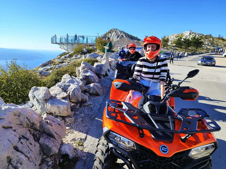 Quad Tour To Skywalk Biokovo With Skip the line Tickets - Stop-by-stop: what happens on the quad and at Skywalk Biokovo