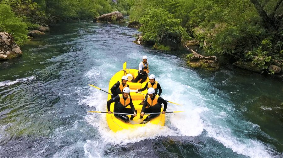 Rafting on the Cetina river - Meeting point and timing at Radmanove Mlinice and Rafting Pinta