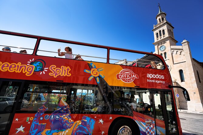 Red Line: Split Panoramic Tour with Sightseeing Bus - Open-Top Bus Ride: Audio in 8 Languages, Wi‑Fi Onboard