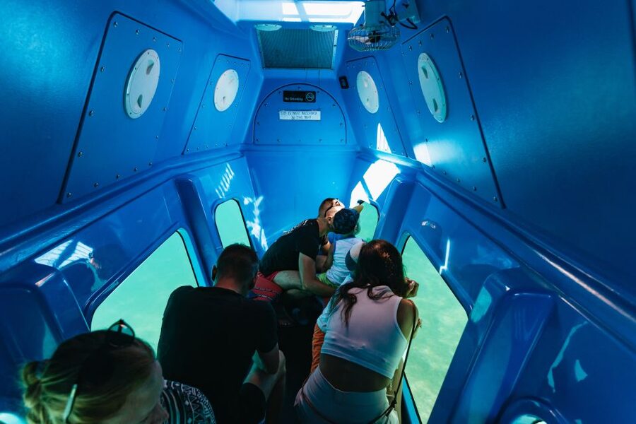 Split: 45-minute Semi-Submarine Trip - Day vs. night Marijeta: sunset views and underwater lights