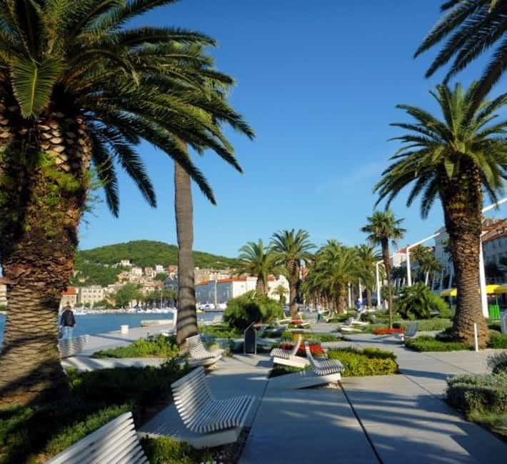 Split and Salona Cultural Heritage Day Tour from Trogir - Entering the Diocletian Palace and St. Duje Cathedral Area