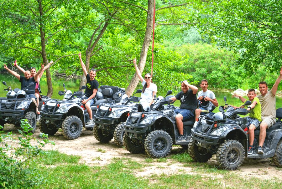 Split: ATV Quad Tour with Waterfall Swimming with Picnic - The ATVs themselves: automatic power, 4x4 traction, and a calm start