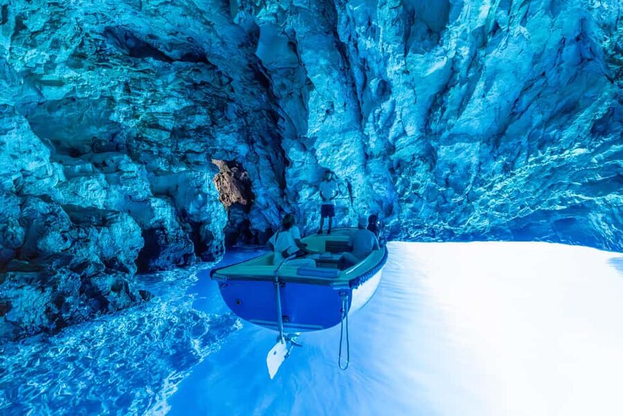 Split: Blue Cave & Hvar Small-Group Speedboat Tour - The Vis photo stops: quick scenes, then real swimming