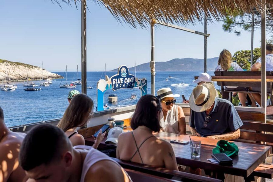Split: Blue Cave, Vis and Hvar Small Group Speedboat Tour - Komiža on Vis: Fishing-Village Time With a Mamma Mia 2 Film-Favorite Feel