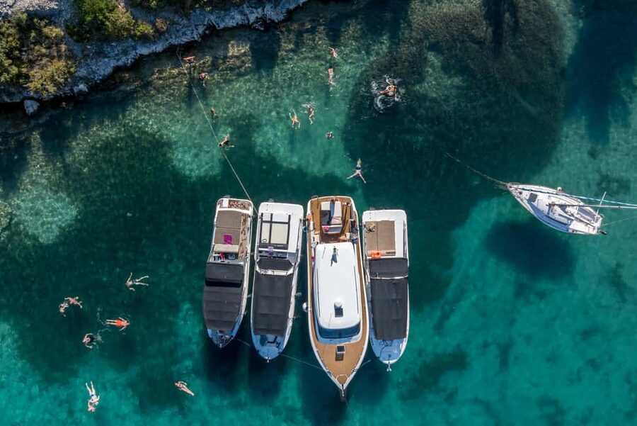 Split: Blue Cave, Vis and Hvar Small Group Speedboat Tour - Stiniva Cove: Dramatic Bay Photos and a Short Swim Window