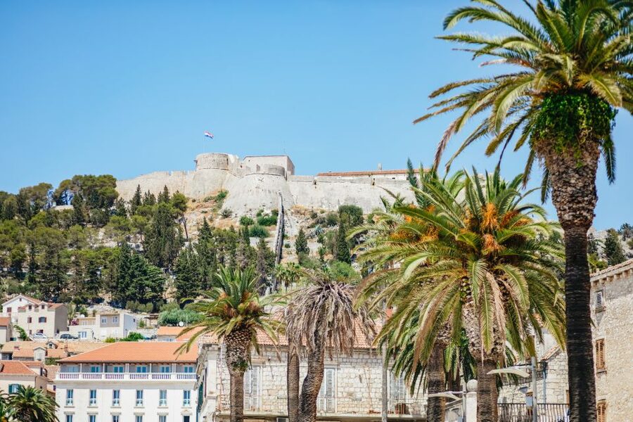 Split: Blue Cave, Vis & Hvar Full-Day Trip by Speedboat - Hvar Town on your feet: old streets, lunch options, and Fortica views