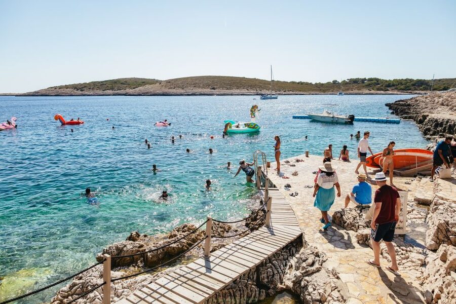 Split: Blue Cave, Vis & Hvar Full-Day Trip by Speedboat - Stupišće Military Base photo stop: a quick hit of Vis backstory