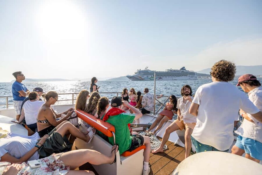 Split: Blue Lagoon & 3 Islands hopping with Lunch & Drinks - Krknjaši Blue Lagoon: Turquoise Water With Real Extras