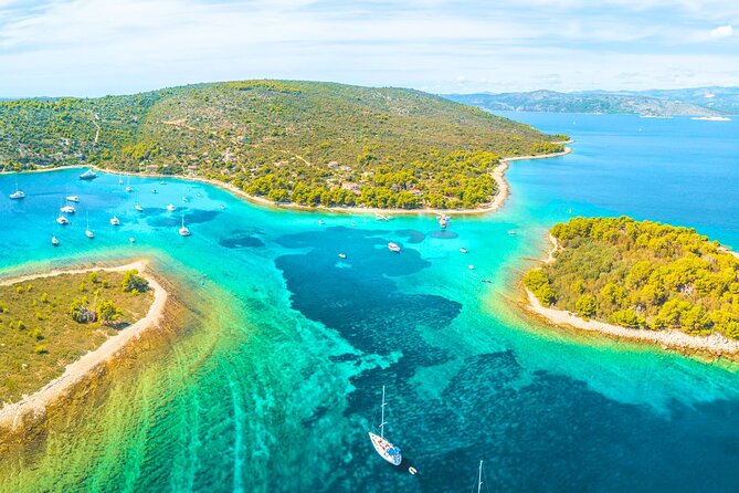 Split: Blue Lagoon & 3 Islands Speedboat Tour - Small group - Blue Lagoon at Drvenik Veli: snorkel time where it’s worth getting wet