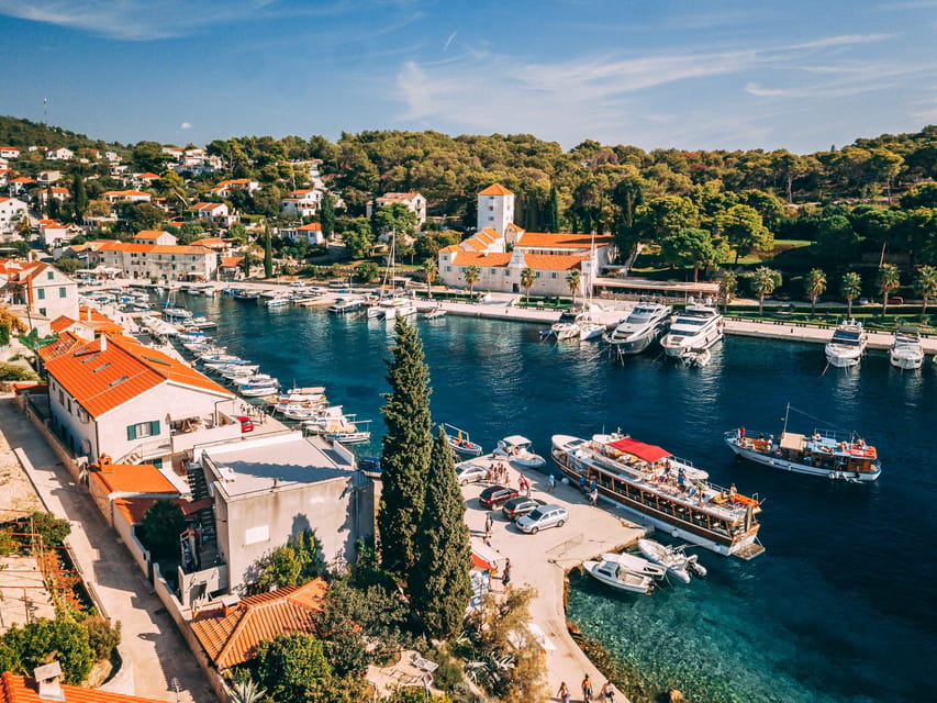 Split: Blue Lagoon, Borkko Beach & Šolta with Food & Drinks - Food and drinks: included Mediterranean meal, plus what costs extra