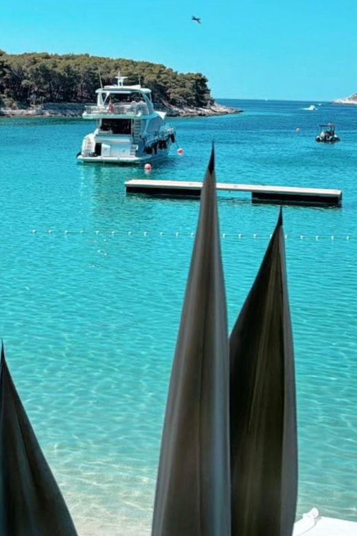 Split: Blue Lagoon, Hvar and 6 Islands Small Group Boat Tour - Milna on Brač: a calm harbor start (and a good first photos)