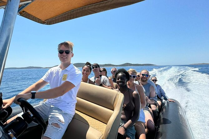 Split: Blue Lagoon, Hvar, Brač, 6 Islands Boat Tour - Small Group - Blue Lagoon / Krknjasi Bay (about 1.5 hours): the main swim highlight