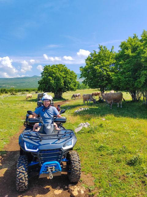 Split: Dalmatian Quad Tour with River Swimming & Picnic - The Cetina River stop in summer: refreshing, cold, and not a pool