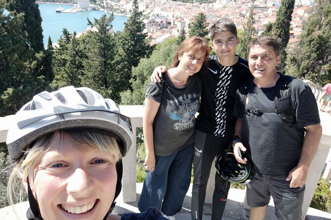 Split E-bike tour - Prodaja Fritula: A football-stadium moment and a quick city-photo break