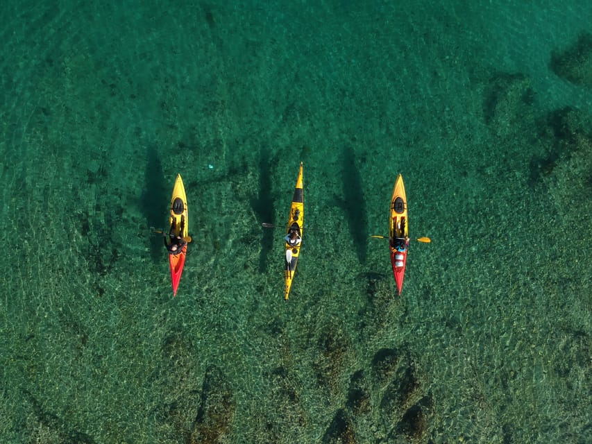 Split: Guided Sea Kayaking Tour with Snorkeling - Swimming, snorkeling, and optional cliff jumping: the real highlight
