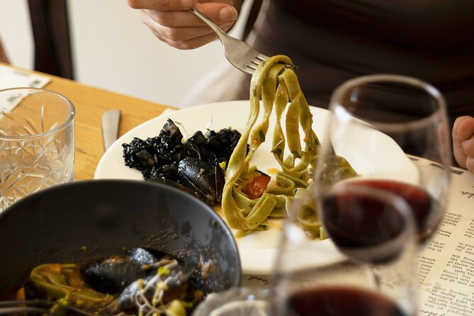 Split History and Gastro Small-Group Tour with Food and Drinks - What you eat and drink: prosciutto, sea pasta, black risotto, and sweets