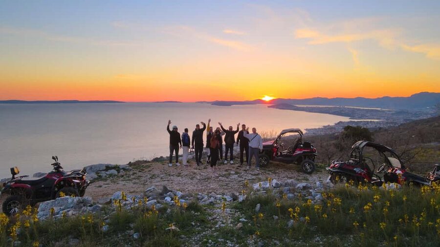 SPLIT: Podstrana Panoramic Quad Tour - The Forest Archery Stop and Traditional Snack Break