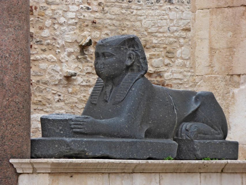Split: Private Walking Tour in the Historical Town Center - Where you start matters: the bronze model on Riva